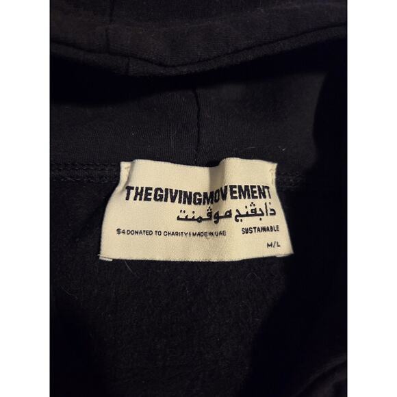 The Giving Movement Hoodie Mens M / L Oversized Pullover Limited Edition Medium - Picture 5 of 11